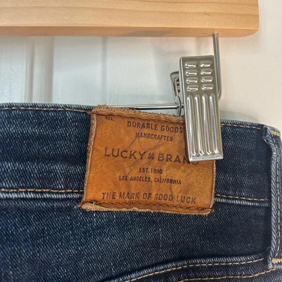 Lucky Brand Bridgette Skinny High Waist Dark Wash Skinny Jeans Size 29 - Picture 8 of 9